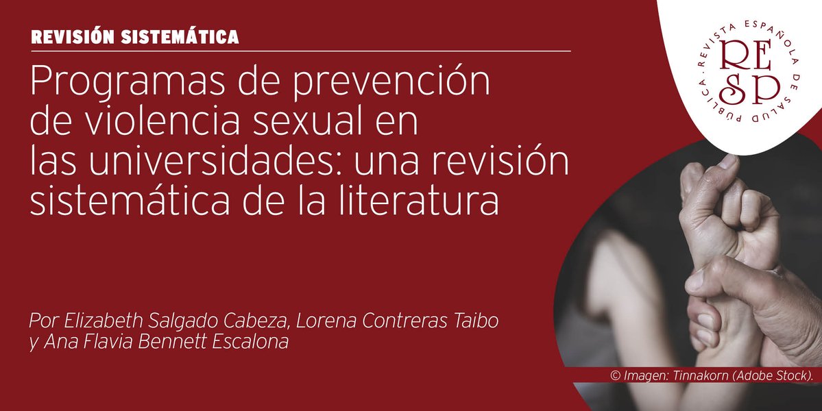 Revista Española Salud Pública tweet media
