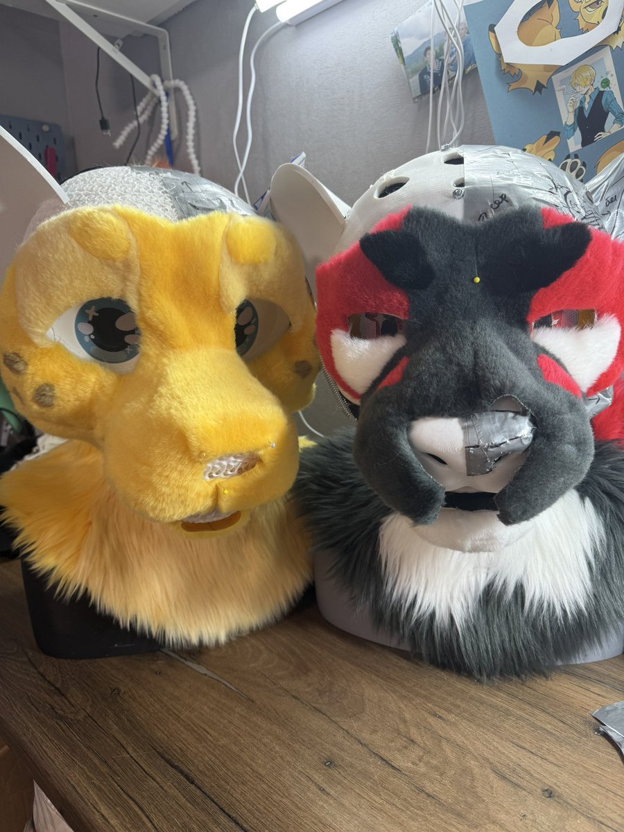 FILFUR2017's tweet photo. There are 2 heads in progress. One of them is premade
#fursuitpremade #fursuit #fursuitcommission #fursuitwip #fursuitmaker https://t.co/h0HSCH0ww7
