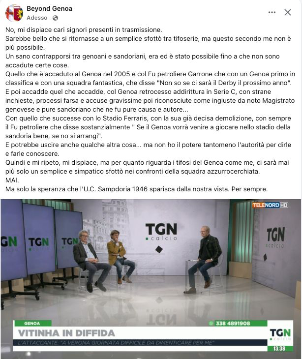 Beyond Genoa tweet media