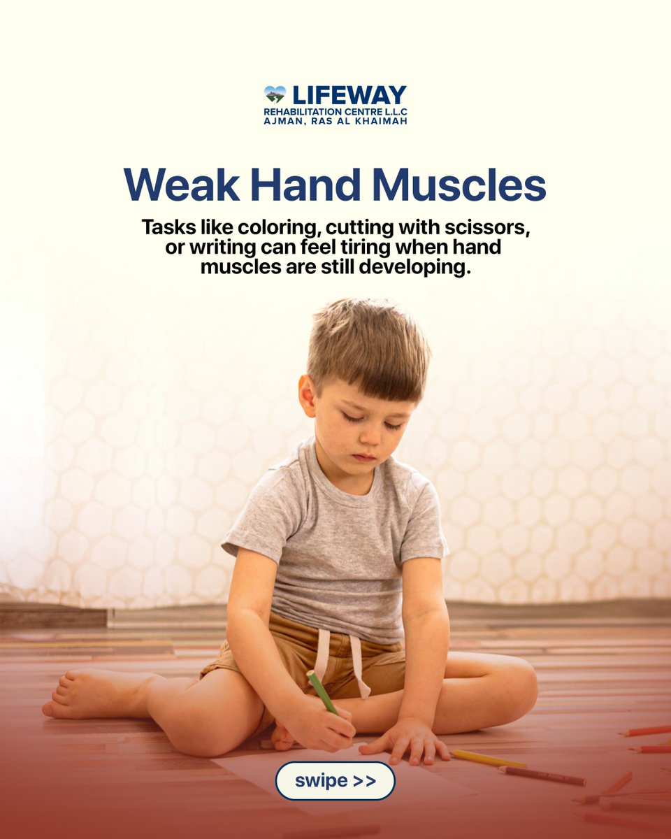 LifewayAjman's tweet image. If your child avoids certain activities, pause before labeling it as disinterest.
It could be balance issues, weak motor skills, or sensory sensitivities.
#childdevelopment #occupationaltherapy #parentingawareness #sensoryprocessing #kidsdevelopment #childbehaviour #parentingtips