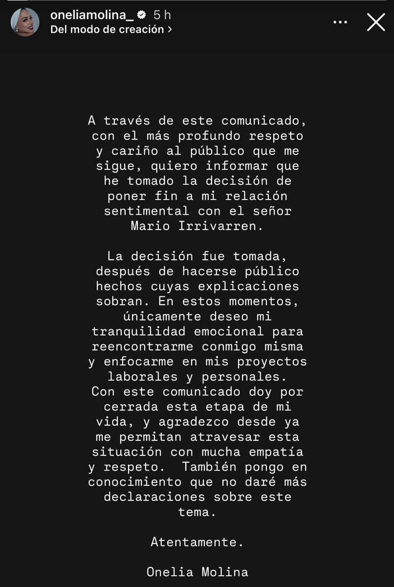 RicLaTorreZ's tweet image. Onelia Molina anuncia que terminó con Mario Irivarren luego de las imágenes de #MagalyTVLaFirme donde se ve al conductor de “La Manada” besando a otra mujer. 👇🏻