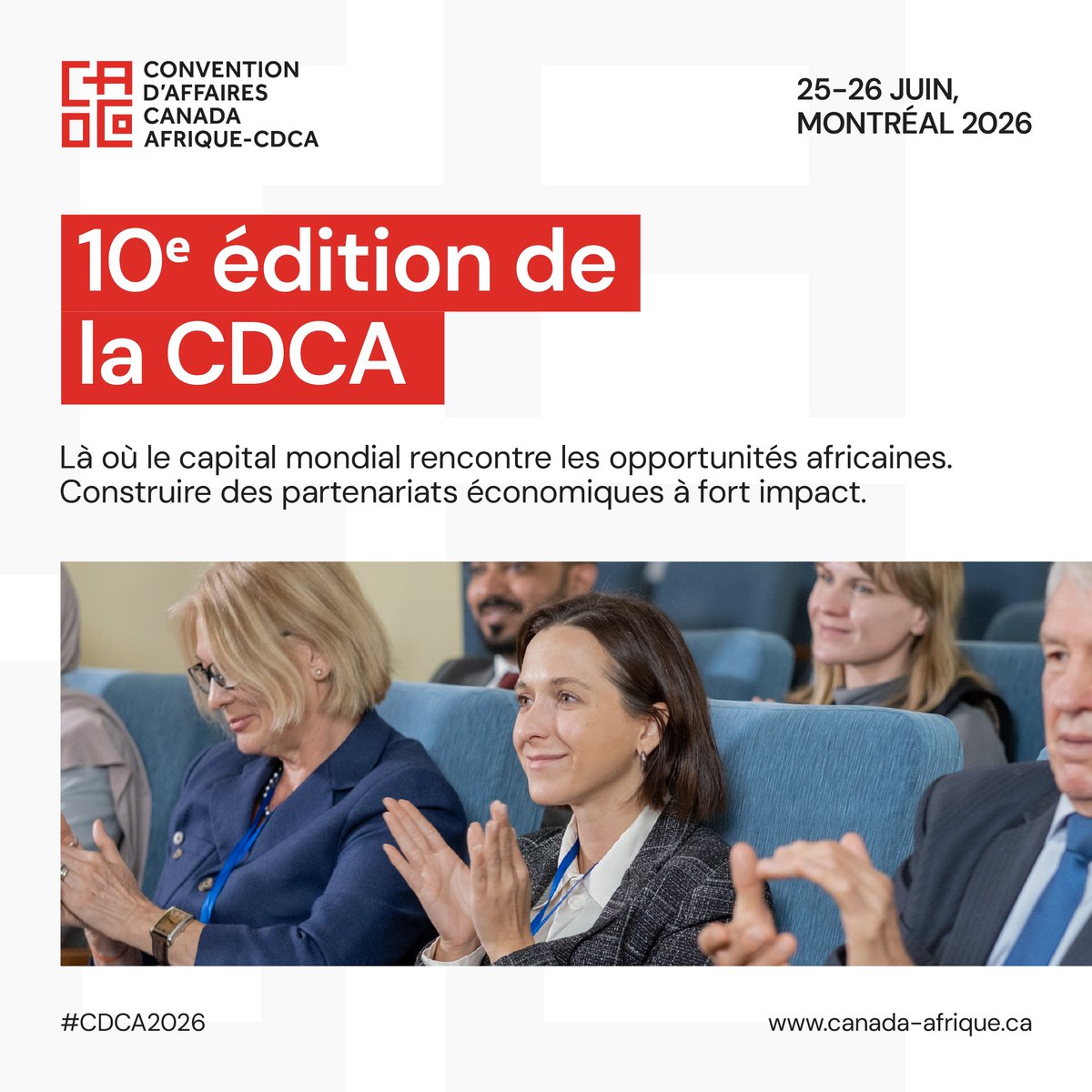 À mesure que le commerce mondial évolue, Montréal devient le point de rencontre entre l’expertise canadienne et la croissance africaine.

La CDCA 2026 va au-delà du réseautage, elle transforme les échanges en partenariats concrets.

🔗canada-afrique.ca