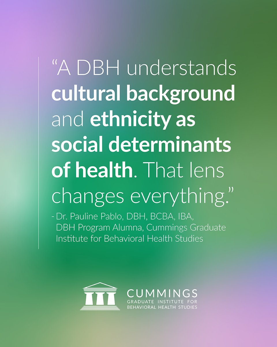 Cummings Graduate Institute tweet media