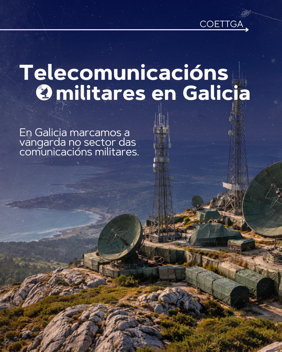 COETTGA's tweet photo. 🌐 Telecomunicacións militares de vangarda en Galicia Galicia consolídase como un punto clave na defensa e telecomunicacións militares, e un dos protagonistas é Indra. Combina innovación, tecnoloxía e capacidade estratéxica para as operacións militares. https://t.co/Y002V8LK1V