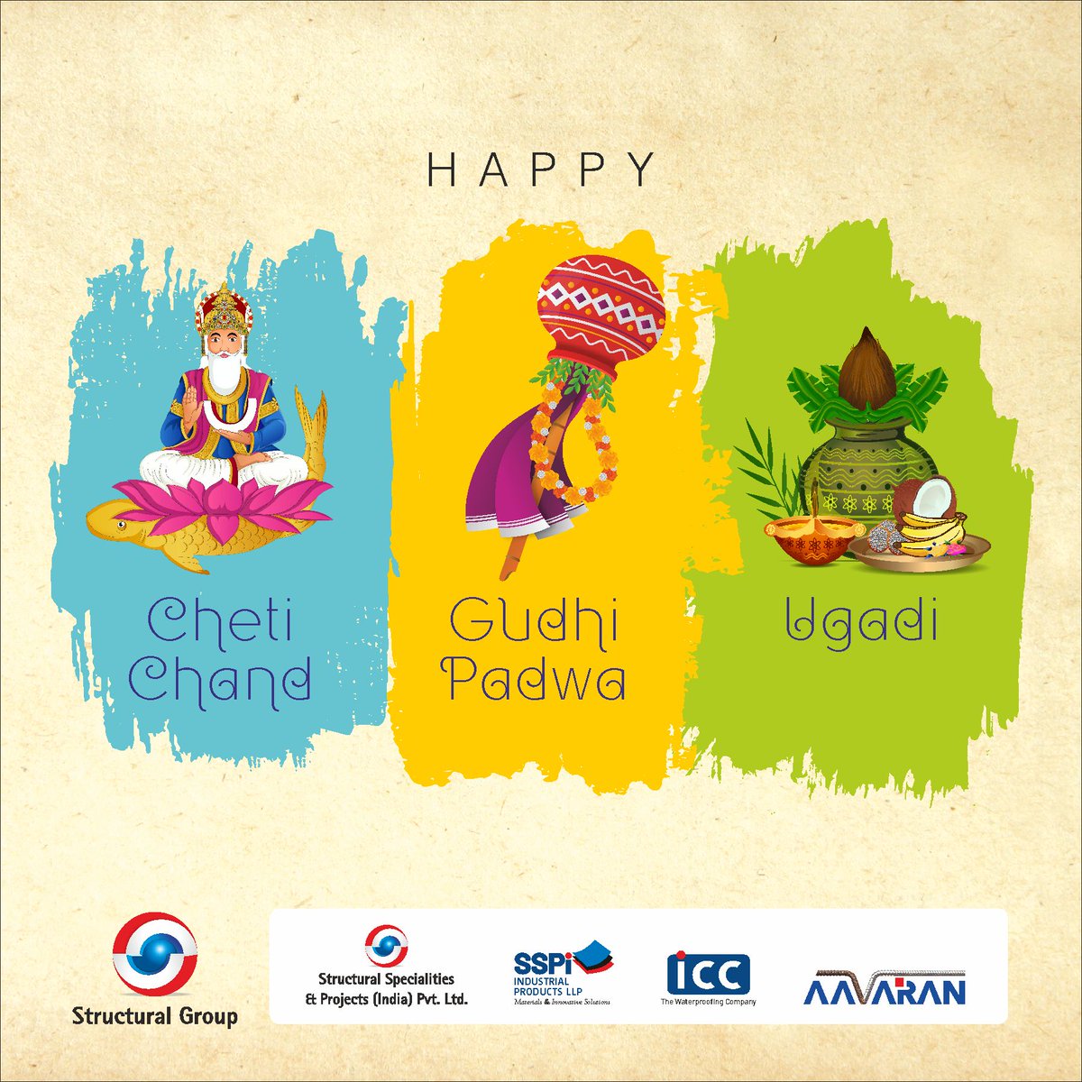 StructuralSpec2's tweet photo. As Gudhi Padwa, Ugadi, and Cheti Chand mark the beginning of a new year, there is no better time to welcome it with renewed strength and purpose.
Wishing everyone a year of growth, stability, and success.
Happy Gudhi Padwa, Happy Ugadi, &amp; Happy Cheti Chand! https://t.co/hNf19jHCeh