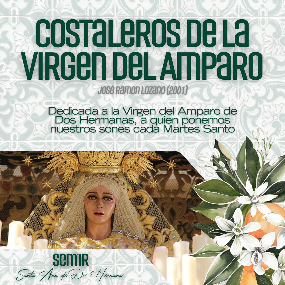 BMSantaAna's tweet image. 💽 En #Sentir no podían faltar algunas marchas que llevan años acompañándonos y que forman parte de nuestro repertorio más reconocible.

💚 Salud de Triana (José Miguel López Rueda)
💚 Costaleros de la Virgen del Amparo (José Ramón Lozano)

Marchas que siguen formando parte de