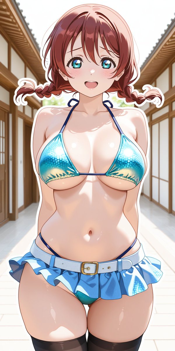 (※スマホ用縦長画像･タップで全表示)
おひるだー！レッツごはん！
午後もがんばりまエマちゃん！！

エマ・ヴェルデ / Emma Verde
SFW anime-style AI fanart.