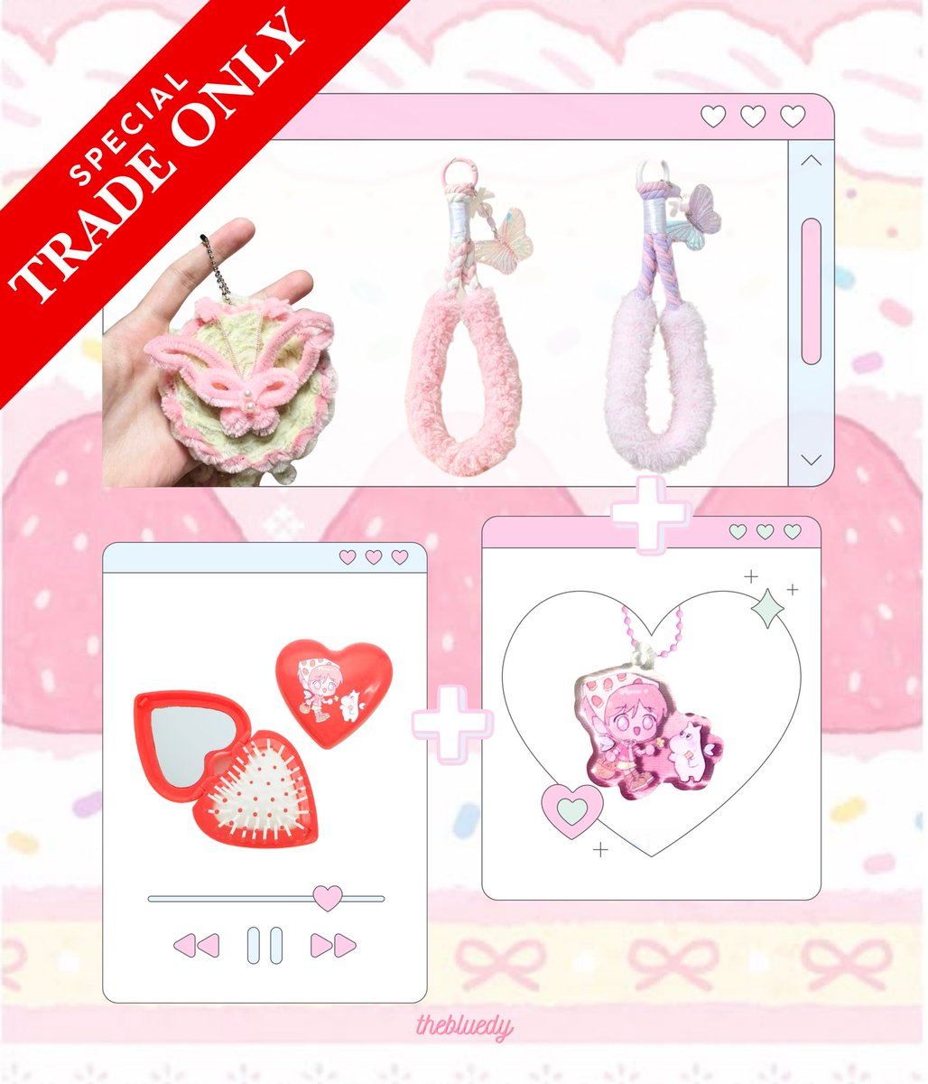 ｡ﾟﾟ･｡･ﾟﾟ｡ ﾟ。 Special Trade Only 🌸 　ﾟ･｡･ﾟ

𝗥𝗲𝗻𝗷𝘂𝗻 𝗕𝗶𝗿𝘁𝗵𝗱𝗮𝘆 𝗙𝗿𝗲𝗲𝗯𝗶𝗲𝘀 ♡

୨୧ 𝘍𝘢𝘪𝘳𝘺 𝘉𝘦𝘳𝘳𝘺 𝘍𝘭𝘶𝘵𝘵𝘦𝘳𝘣𝘺 𝘔𝘪𝘳𝘳𝘰𝘳 ୨୧ 𝘉𝘦𝘳𝘳𝘺 𝘪𝘯 𝘓𝘰𝘷𝘦 𝘔𝘪𝘳𝘳𝘰𝘳 ୨୧ 𝘉𝘦𝘳𝘳𝘺 𝘍𝘭𝘶𝘧𝘧𝘺 𝘗𝘩𝘰𝘯𝘦 𝘚𝘵𝘳𝘢𝘱
₊˚ 𝘈𝘭𝘭
