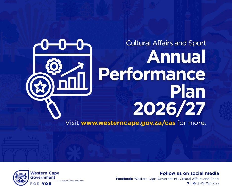 Western Cape Government Cultural Affairs & Sport tweet media