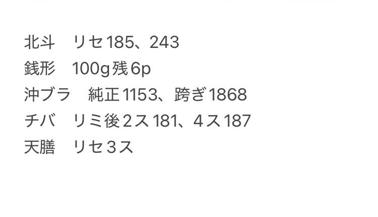 かどおわ

普段はカスみたいな出玉しか出ない北斗と銭形が両方上位で🐙🐙➕80k