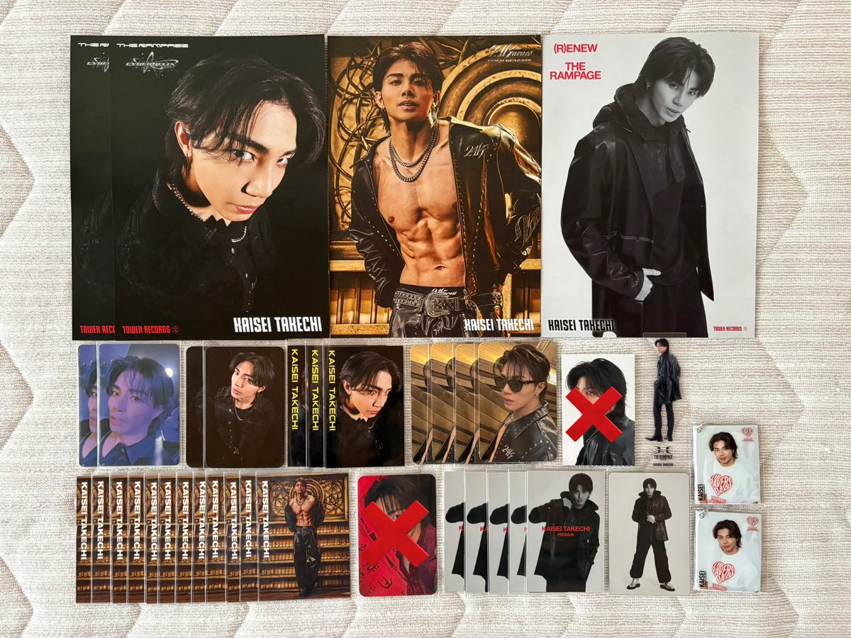 torihikildhonly's tweet photo. THE RAMPAGE ランペ グッズ 交換 買取

【譲】武知海青 龍 後藤拓磨

【求】買取(Altに値段記載)

メンバー内バラ売り不可、メルカリ通しのみ(画像2枚目の武知は1枚売り)
お心当たりのある方はお気軽にお声掛けください。 https://t.co/vQJXsz8Ng9