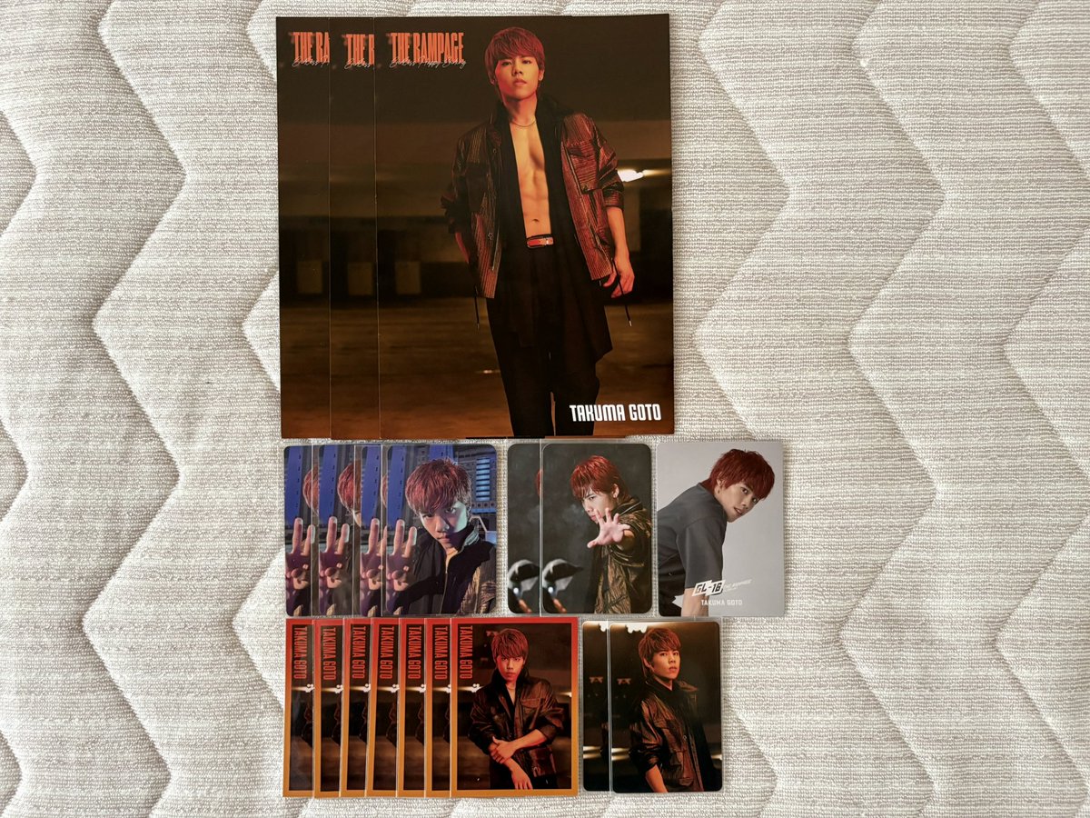 torihikildhonly's tweet photo. THE RAMPAGE ランペ グッズ 交換 買取

【譲】武知海青 龍 後藤拓磨

【求】買取(Altに値段記載)

メンバー内バラ売り不可、メルカリ通しのみ(画像2枚目の武知は1枚売り)
お心当たりのある方はお気軽にお声掛けください。 https://t.co/vQJXsz8Ng9