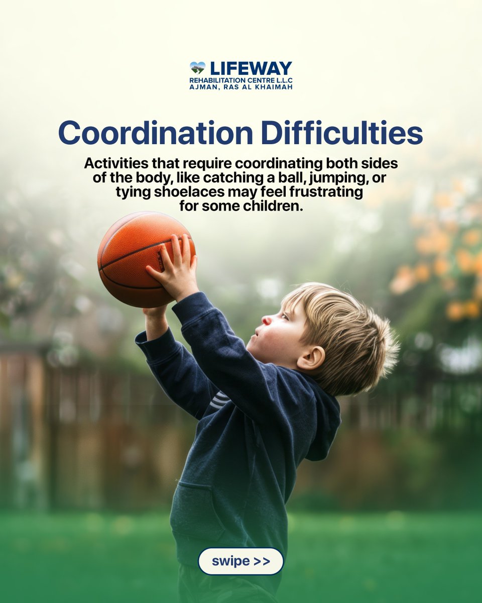LifewayAjman's tweet image. If your child avoids certain activities, pause before labeling it as disinterest.
It could be balance issues, weak motor skills, or sensory sensitivities.
#childdevelopment #occupationaltherapy #parentingawareness #sensoryprocessing #kidsdevelopment #childbehaviour #parentingtips