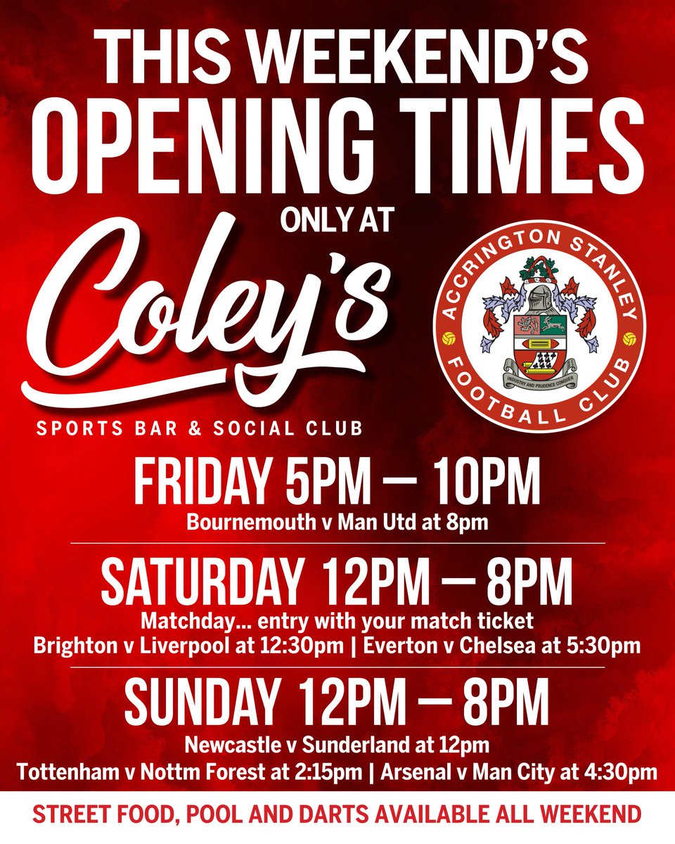 Accrington Stanley tweet media