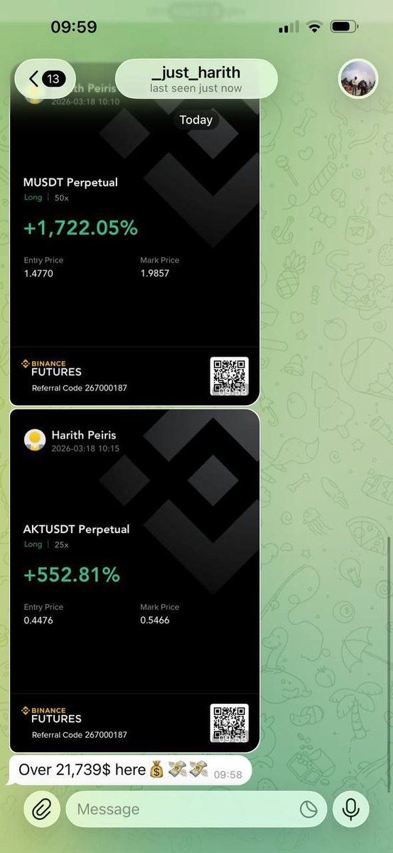 Lucas_M3046's tweet photo. #VIP_Feedback
Our VIP’s keep cutting cash on a constant basis
Here’s the most recent reviews from them
Want the same for yourself? I bet you do!
#BTCUSD
#Crypto
#Bitcoin
#gold💯
#CRO $VVS $BTC $ETH $SOL $XRP $DOGE $SHIB $PEPE $PI $SUI $ADA
https://t.co/TwlOKUpIi1 https://t.co/llPrImB611