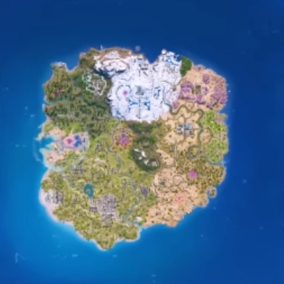 Guille_GAG's tweet photo. SEASON 2 MAP #Fortnite 

- Bumpy Bay is GONE
- Clawsy Lodge gets replaced by Frigid Fortress
- Lethal Labs and Latte Landing are updated
- Classified Canyon becomes The Seven HQ