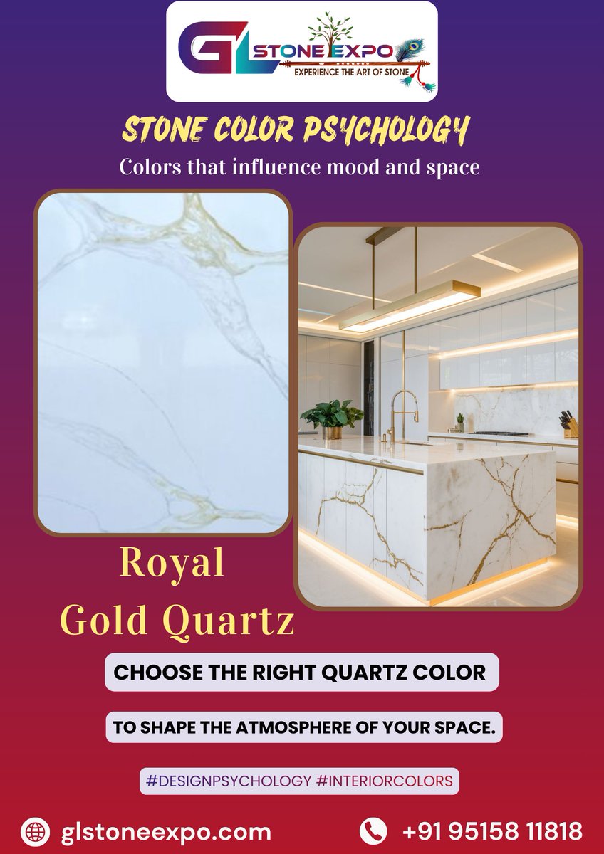 glstoneexpo's tweet image. Colors define spaces.

Royal Gold Quartz brings luxury + warmth into every corner ✨

Visit GL Stone Expo &amp;amp; explore full slabs before you choose.

#GLStoneExpo #AdvantisQuartz #QuartzDesign #InteriorGoals #ModernKitchen #LuxuryLiving #DesignInspo #Hyderabad #HomeDecor #StoneLove