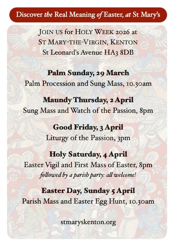 mary_kenton's tweet image. Join us for Holy Week and Easter 2026: our guest preacher for the Sacrum Triduum will be the Rt Rev’d Norman Banks SSC, Emeritus Bishop of Richborough