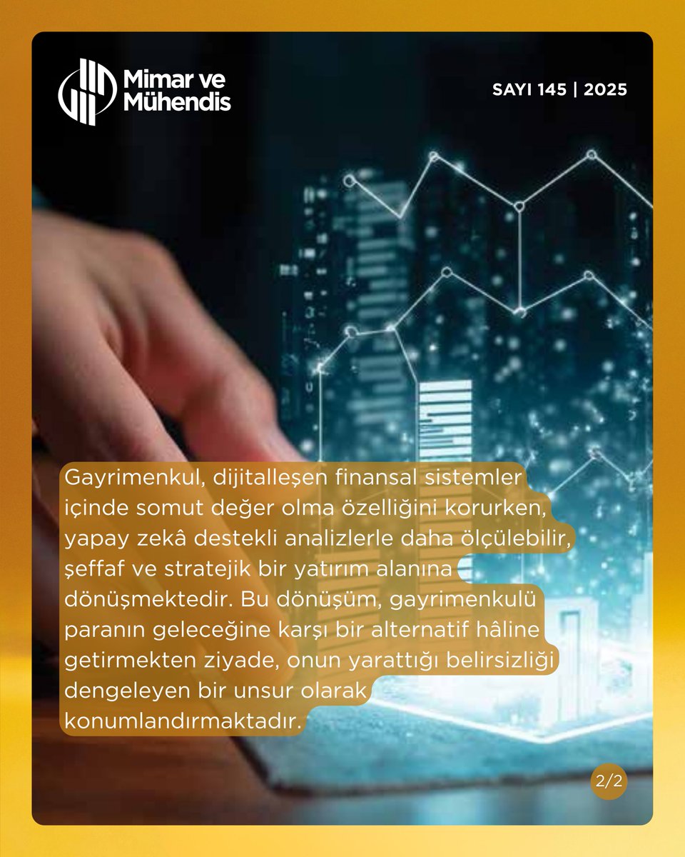 Mimar ve Mühendis Dergisi tweet media