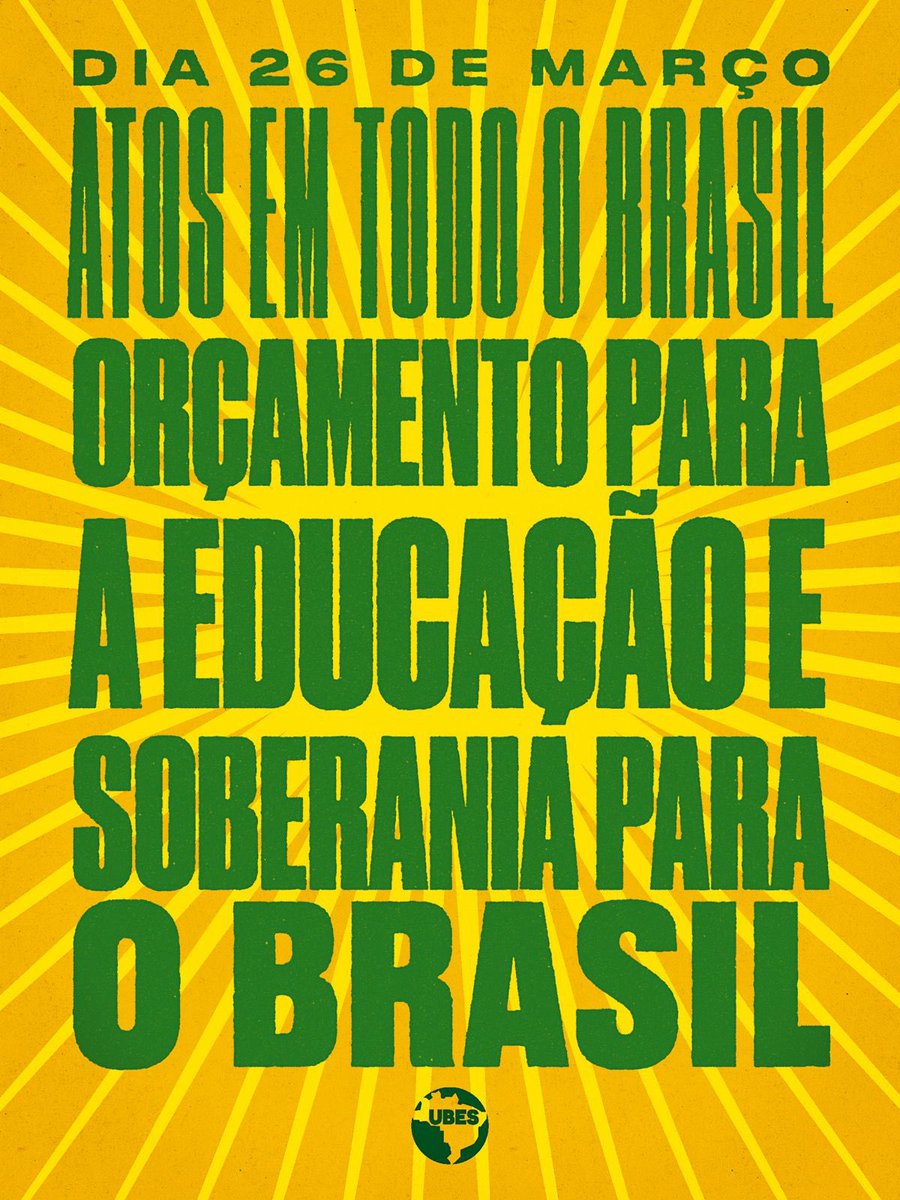 União Brasileira das/dos Estudantes Secundaristas tweet media