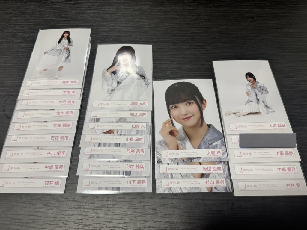 Techukemon_tore's tweet photo. 櫻坂46 生写真 トレード トレ
スタジャンコーデ ドームシルバー衣装 封入

譲) 画像1.2+リプ欄(14th封入)

求) 画像3
      武元唯衣 幸阪茉里乃 遠藤理子

遠藤理子優先
郵送トレのみ
難アリ🙅‍♂️
複数枚優先

よろしくお願いします🙇‍♂️ https://t.co/5ezbeSY0D2