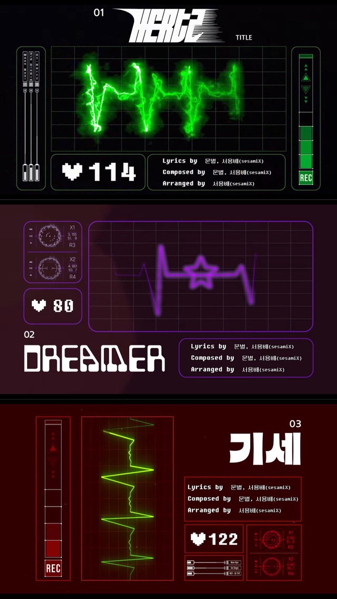ALL 3 TRACKS WRITTEN AND COMPOSED BY MOONBYUL !!!!