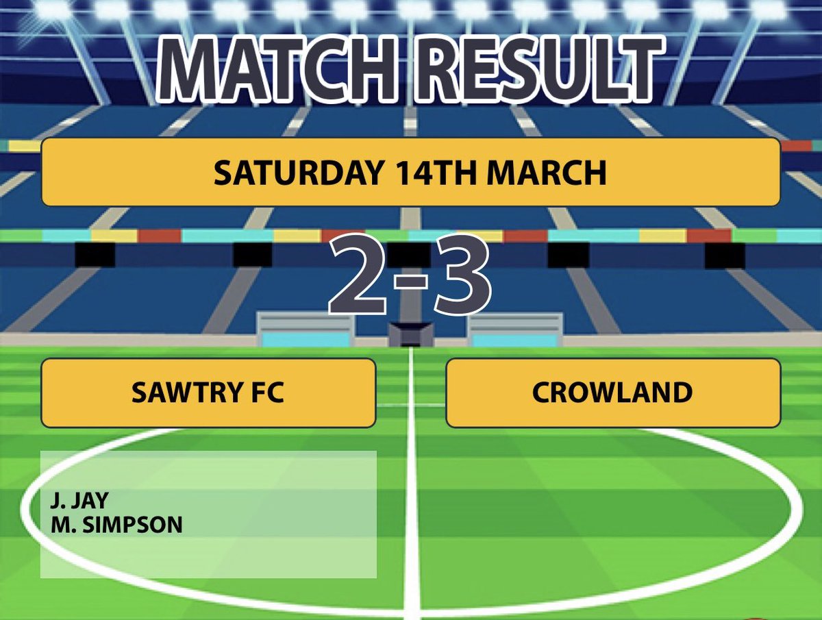 Sawtry FC tweet media