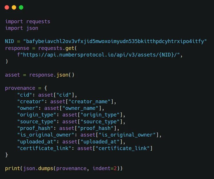 Numbers Protocol tweet media