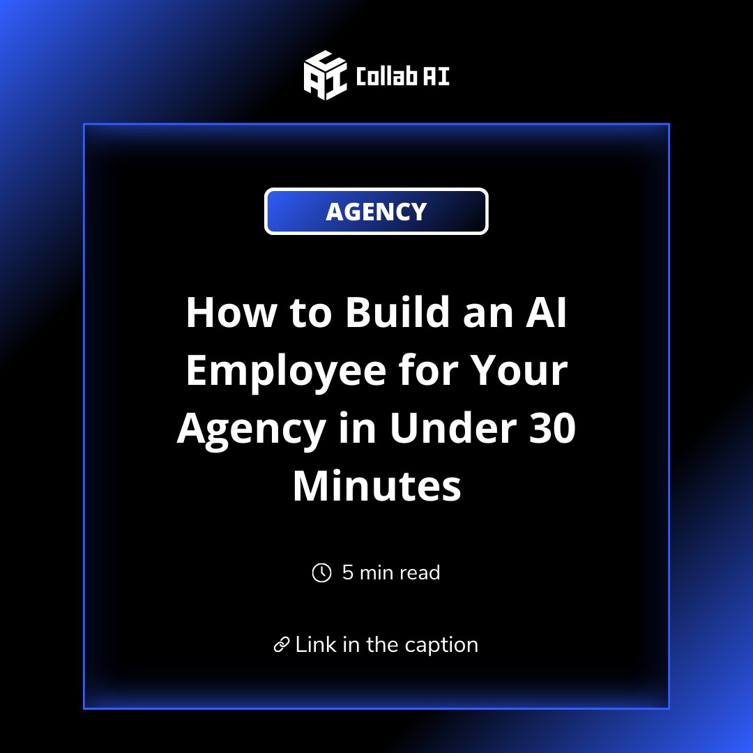 CollabAI1's tweet photo. Custom AI Employees for Agencies—customized, secure, and fully yours.
No subscriptions. No compromises.

Build your self-hosted AI workforce with CollabAI Control Tower today.

https://t.co/saQukDxVa7

#CustomAI #AIAgencies #SelfHostedAI #AIWorkforce  #SecureAI #AIAutomation https://t.co/x9YJKQoSVH