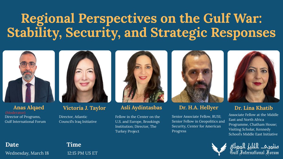 GOING LIVE IN 30 MINUTES

Join us for a timely discussion on the regional perspectives of the #US-#Israel war with #Iran.   

Watch Live: youtube.com/live/TCJlT7vYn…

Featuring: <a href="/AnasAlQaed/">Anas Alqaed أنس القائد</a>, <a href="/VictoriaT_/">Victoria J. Taylor</a>, <a href="/asliaydintasbas/">asli aydintasbas</a>, <a href="/hahellyer/">ᴅʀ. ʜ.ᴀ. ʜᴇʟʟʏᴇʀ 🖖🏾 ⚜️</a>, and <a href="/LinaKhatibUK/">Lina Khatib</a>.