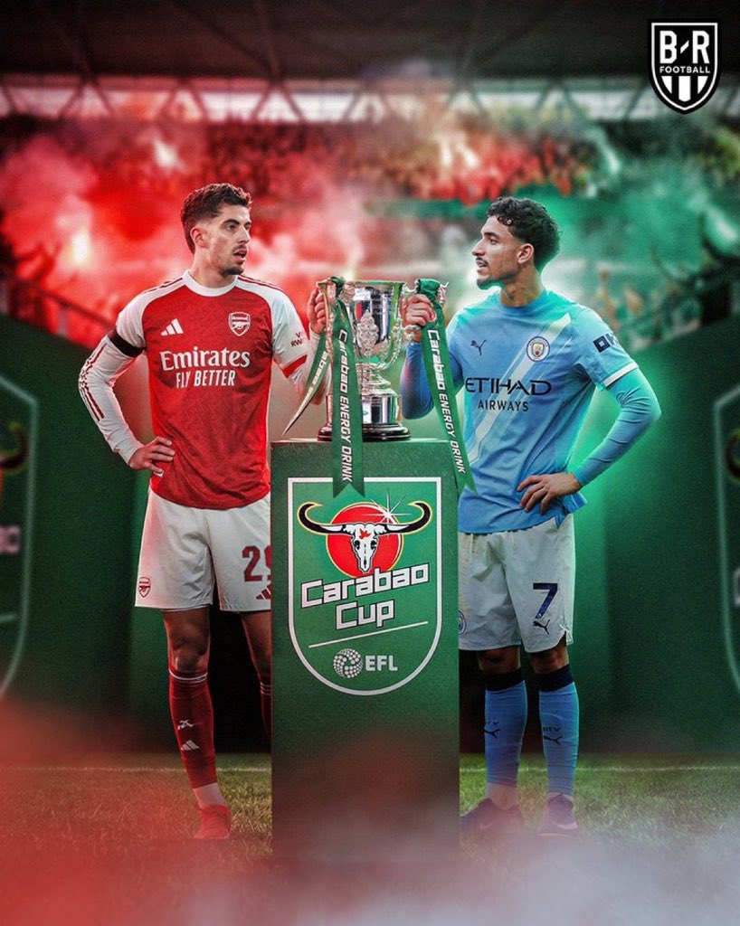 Rice_Propv3's tweet photo. 🚨Arsenal vs Manchester City Sunday 22nd March Carabao Cup Final.

Arsenal has won 4 out of the last 5 games.

Man City has won 1 out of the last 5 games.

Arsenal players set to miss the final due to injury …𝗦𝗵𝗼𝘄 𝗺𝗼𝗿𝗲 https://t.co/X4jn37GjXr