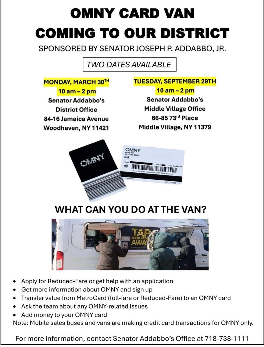 SenatorJoeAddabbo tweet media