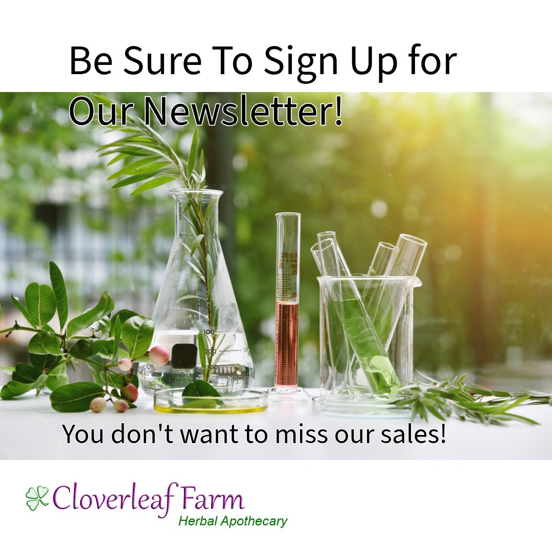 cloverleaffarm's tweet photo. Stay in the know 🌿

Never miss a deal! Sign up for our newsletter and get exclusive updates on herbal remedies, tips, recipes, herb info and sales. Your wellness journey starts here.
https://t.co/oWGkVSSR26
#HerbalWellness #NaturalLiving #CloverleafFarm https://t.co/U4WZsY3938