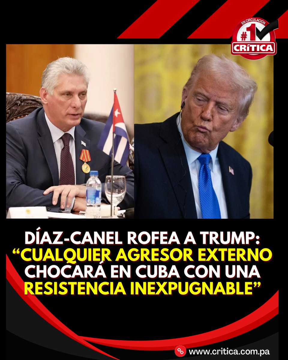 #MundoCri El presidente de Cuba, Miguel Díaz- Canel, no le tiene miedo a Trump y le respondió. En un largo mensaje, ha advertido a Donald Trump: "Estados Unidos amenaza públicamente a Cuba, casi a diario, con derrocar por la fuerza el orden constitucional. Y usa un indignante