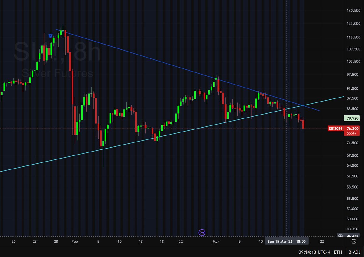 $SLV $GLD $SPY $GME 

Would not want to be a silver bull right now.