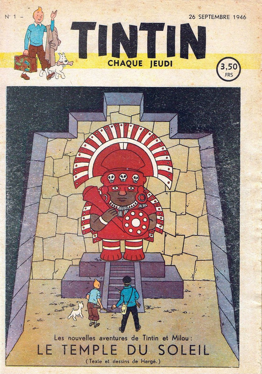 RuizVidal7's tweet photo. Hergé
Premier numéro du journal Tintin, 26 septembre 1946 https://t.co/fB0a88xYX1