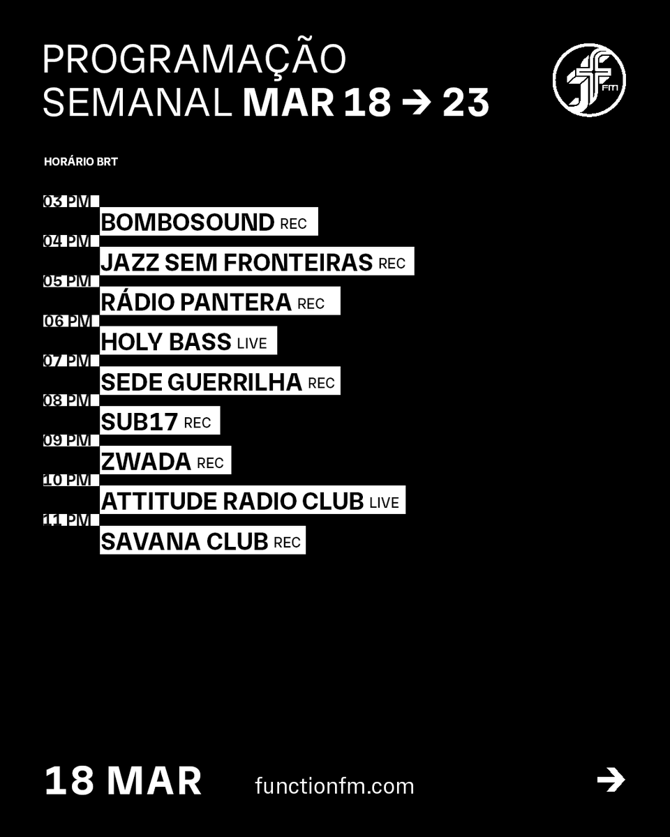 Function FM tweet media