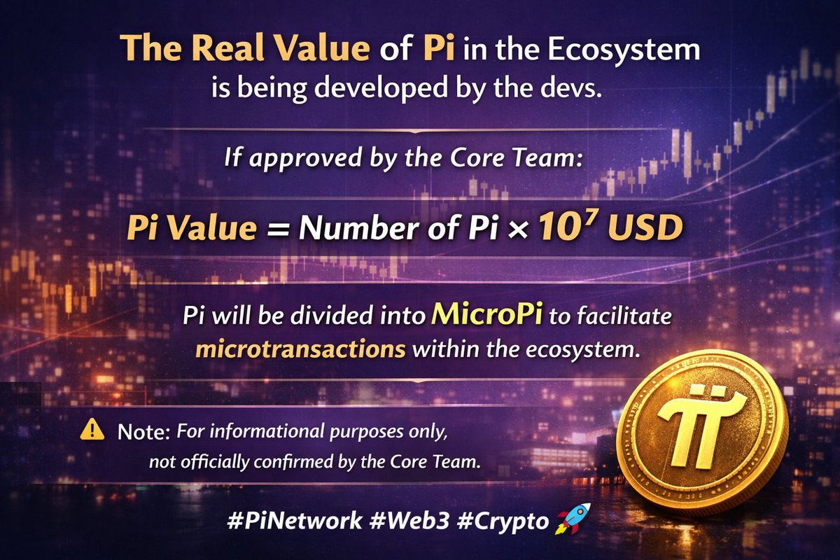 🚨IF APPROVED ️ 💫 The true value of Pi within the ecosystem is being ...