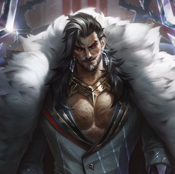 VanjesticLoL's tweet image. Swain skins with facial hair just hit different