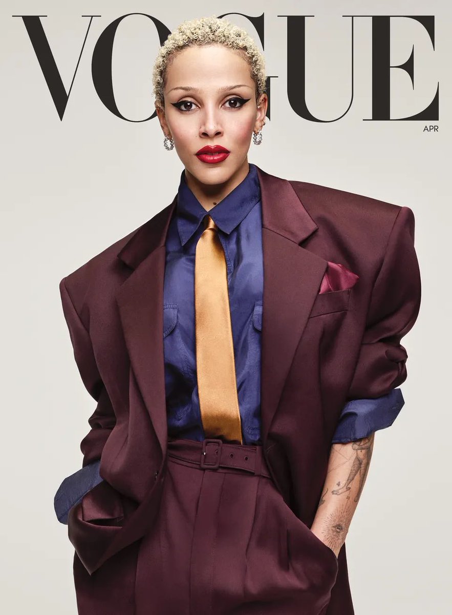.<a href="/DojaCat/">DOJA CAT</a> officially on the April issue cover of Vogue Magazine.