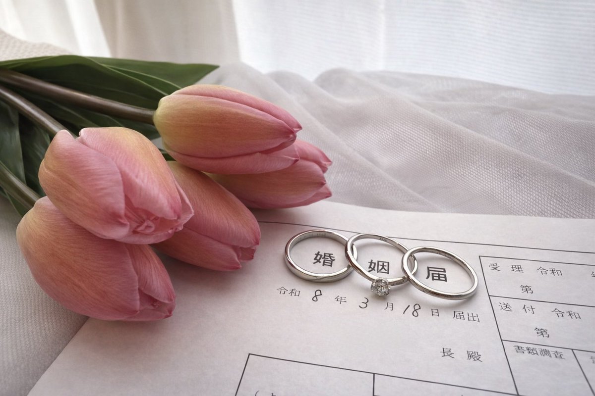 結婚しました！めっちゃ幸せ