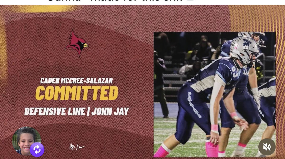 John Jay Football tweet media