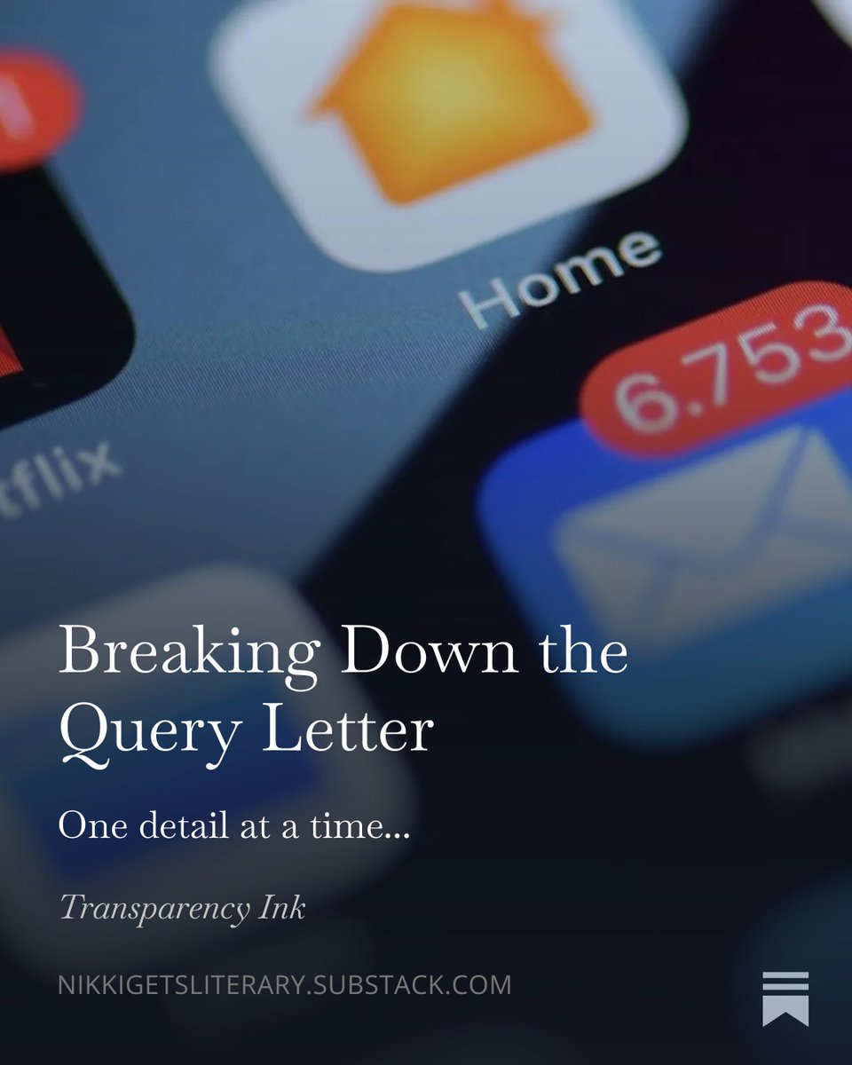 NikkiCarrero's tweet image. Check out my new #newsletter if you’ve been struggling to write your #queryletter. A relatively-quick guide to help you get started by knowing what needs to go into it!

nikkigetsliterary.substack.com/p/breaking-dow…

#amquerying