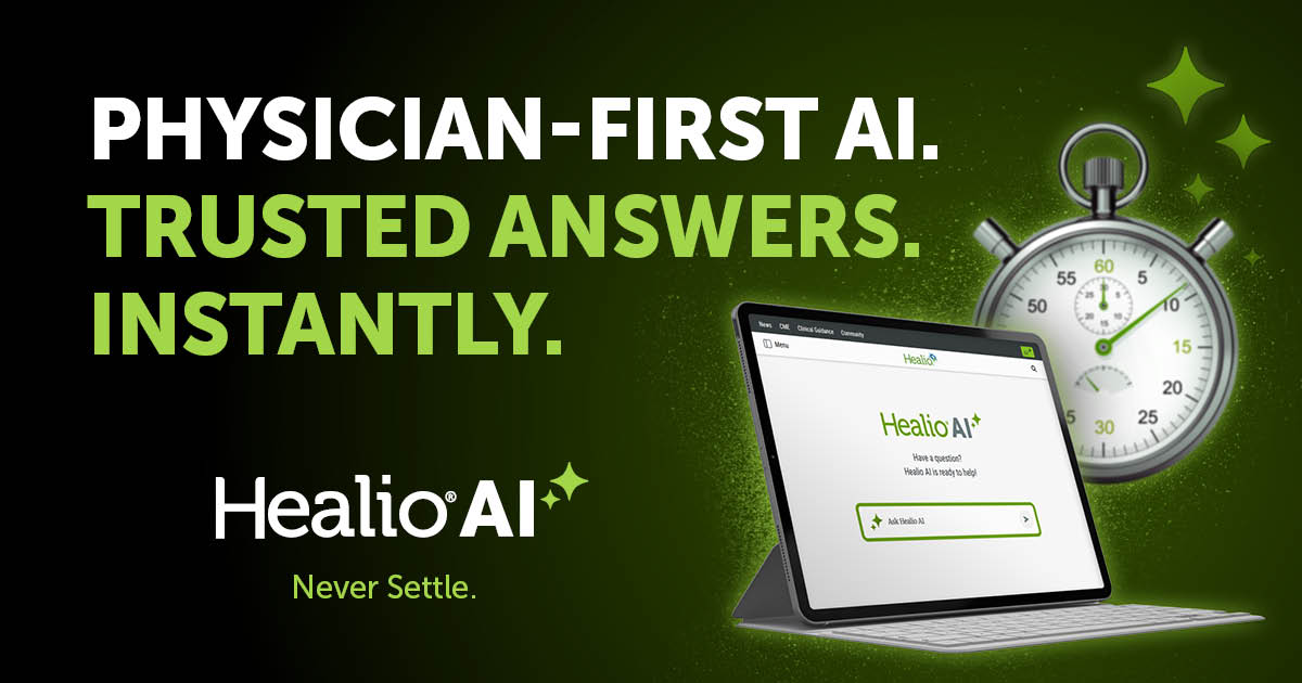 Healio_OSN's tweet image. Never settle for uncertainty.

Healio AI delivers real-time intelligence built for the way physicians think, combining trusted editorial insight to give you accurate, current answers instantly. 

Try it now: 👉 vist.ly/4vbd8

#HealioAI #Physician #HealthcareInnovation