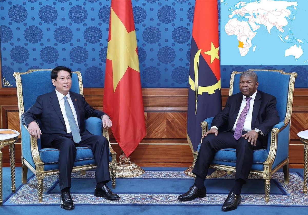 Việt Nam có trữ lượng dầu 4.4 tỉ thùng xếp thứ 25 thế giới. Đứng đầu đông nam Á.
=> Có 2 nhà máy lọc dầu. Điện đạm khí đốt có đủ. Nhưng làm thế nào giá dầu mắc nhất khu vực. Mắc hơn cả Campuchia bên cạnh.
=> Nay mò qua Angola để tìm kênh cung cấp dầu