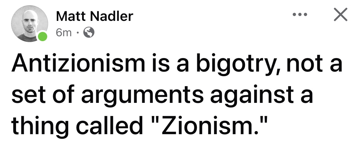 Movement Against Antizionism tweet media