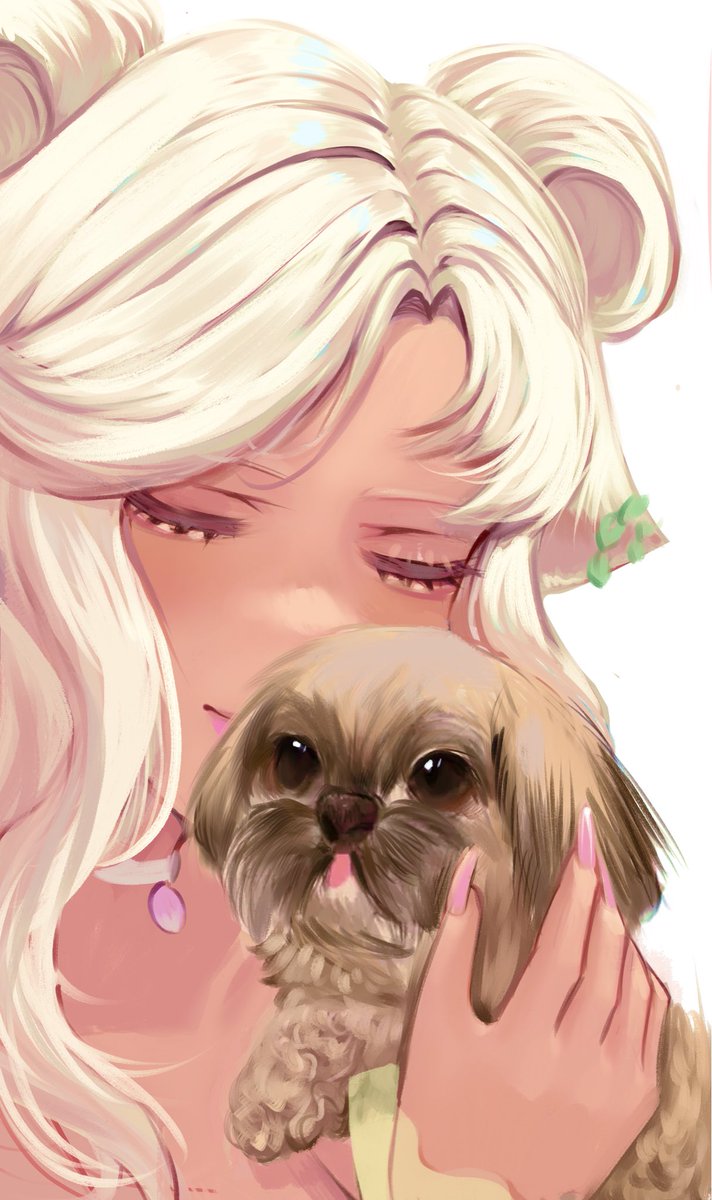 Bhooti_'s tweet photo. Happy 2nd birthday to my furbaby, my one and only, my costreamer, my Tatertot. 💕 
Words cannot explain how much I love this baby and how grateful I am for her. She is my everything, the one who keeps me sane (and insane) and grounded. I really don’t know what I would do without her. She makes every day brighter and lifts me up when I’m feeling my lowest. 

HAPPY BIRTHDAY MY LIL SPUD💕😭

🎨: Shineko Myao 
🎨: mikanskii