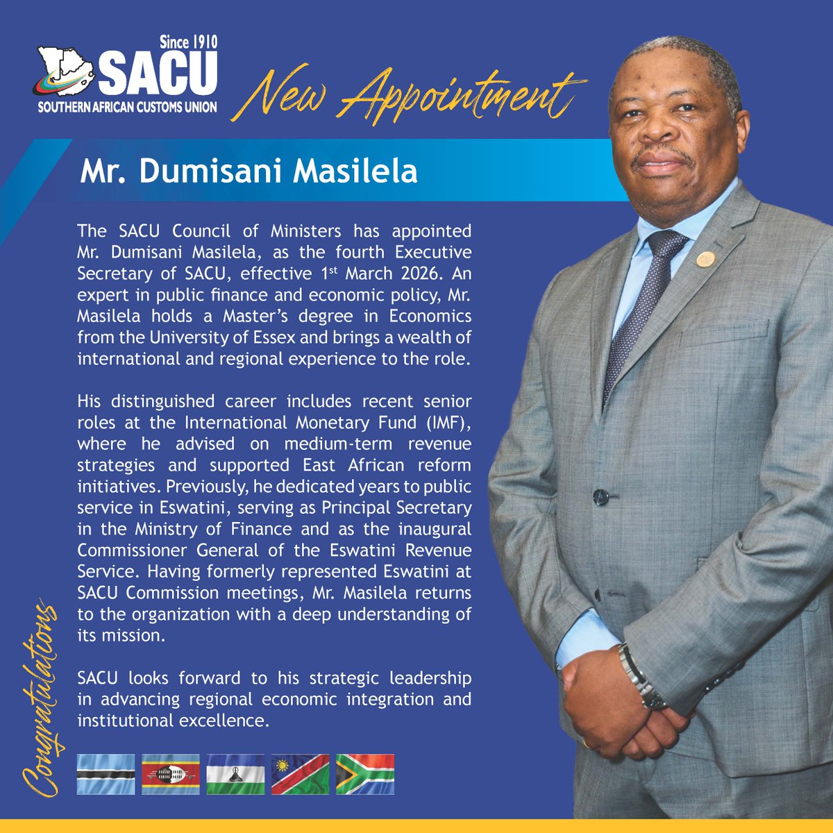 SACU Secretariat tweet media