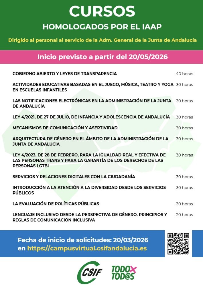 CSIF AGJA Andalucía tweet media