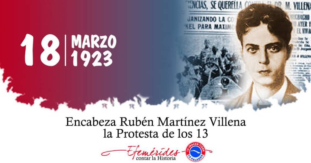 La Protesta de los Trece hizo renacer la conciencia nacional #CubaViveEnSuHistoria #PinardelRío #CubaVencerá